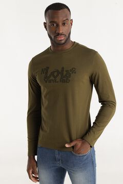 Lois T-shirt de manga comprida verde