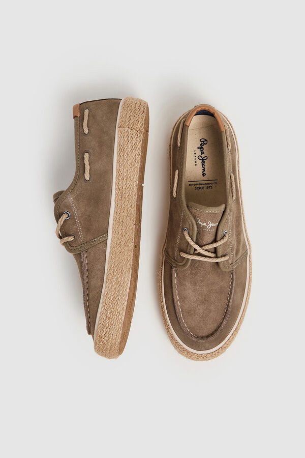 Springfield Suede boat shoes grey