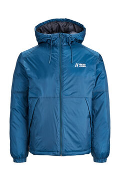 Springfield Quilted jacket with hood bluish