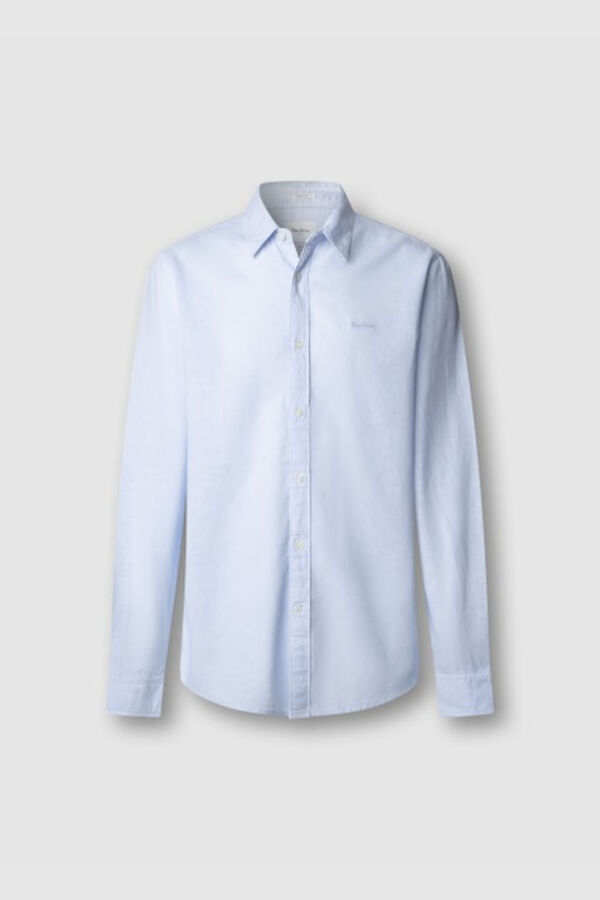 Pepe Jeans Camisa manga larga logo azul