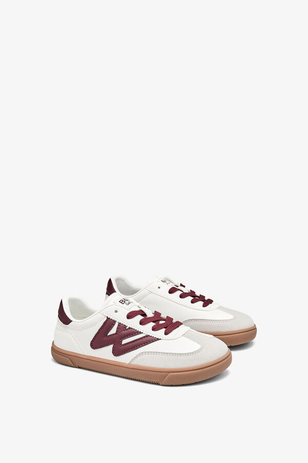B&W Reinforced barefoot sneakers white