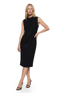 Vestido midi sin mangas