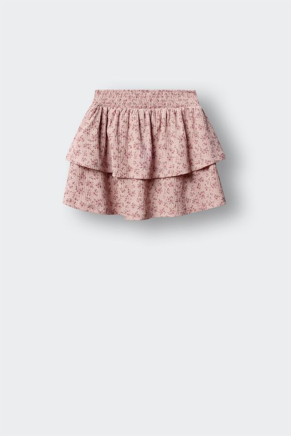Springfield Kids Floral print girl's skirt pink