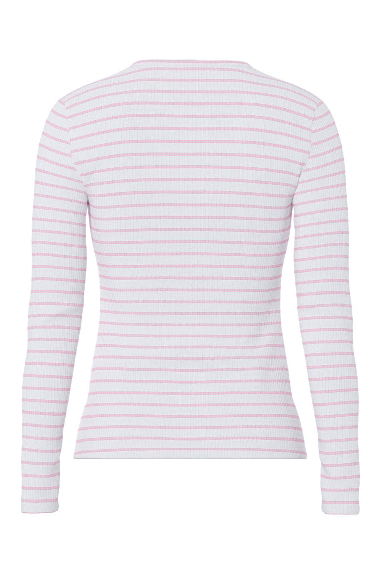 Pieces Lang&auml;rmeliges Streifen-T-Shirt