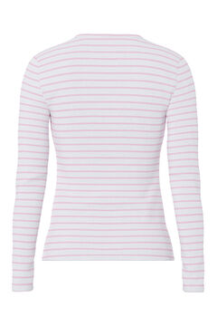 Pieces T-shirt riscas manga comprida