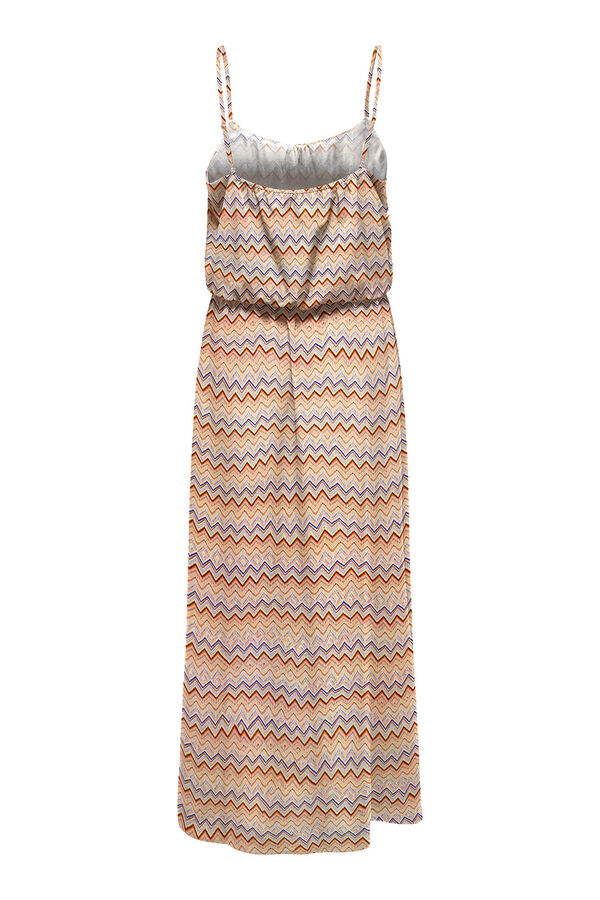 Only Long dress with adjustable straps red