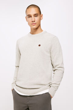 Springfield Pull rayures fantaisie gris