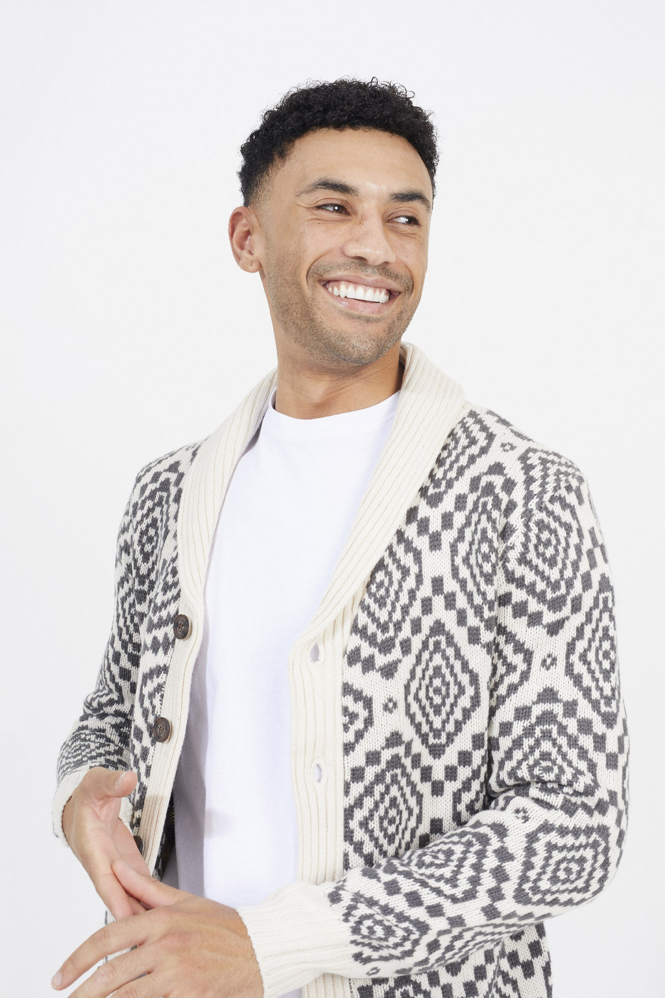 Brave Soul C&aacute;rdigan cierre de botones