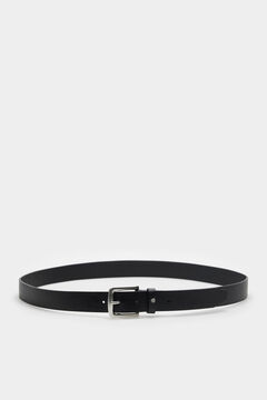 Springfield Plain leather belt black