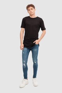 Inside Camiseta Básica Larga