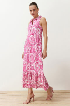 Trendyol Vestido comprido gola camiseira