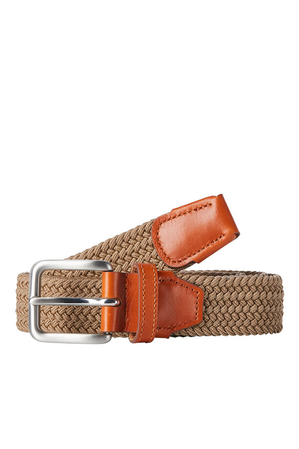 Springfield Classic braided belt brun