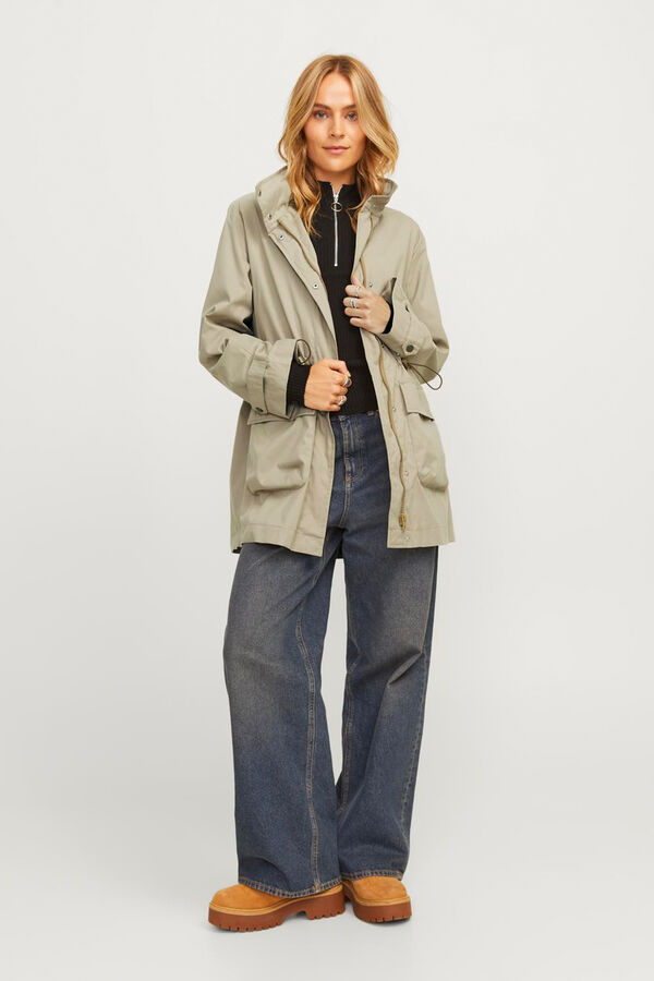 Jack & Jones high neck parka nude