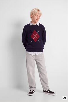 Springfield Kids Camisola jacquard crian&ccedil;a