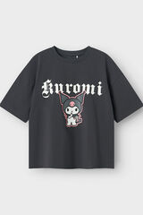 Name it Kuromi girl's t-shirt grey