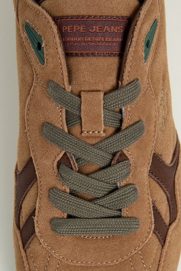 Pepe Jeans Leather sneakers brown