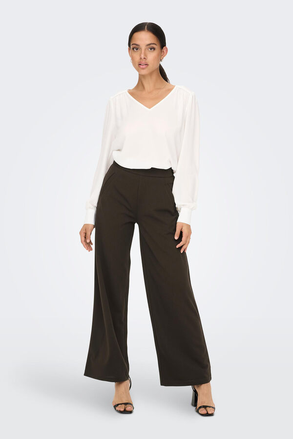 Springfield Wide leg trousers brown
