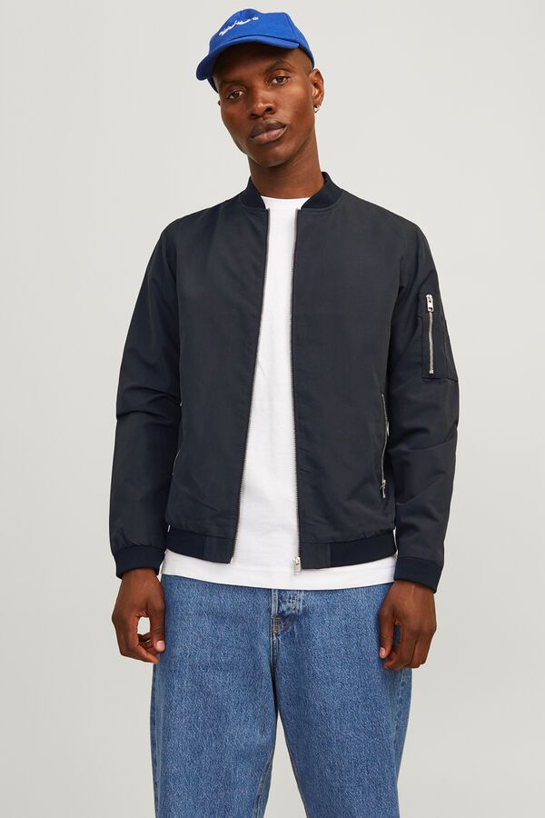 Jack & Jones Recycled bomber jacket black