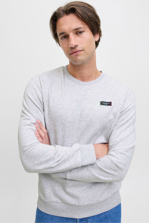 JJ REBEL Sudadera b&aacute;sica logo blanco