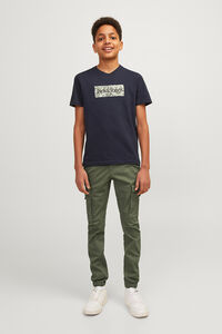 Jack & Jones Junior Pantal&oacute;n cargo slim