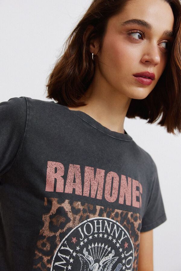 Springfield Camiseta "Ramones" gris