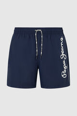Springfield Bermuda swim shorts Maxi Logo navy