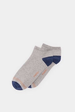 Springfield Osnovne kontrastne čarape do gležnja Siva