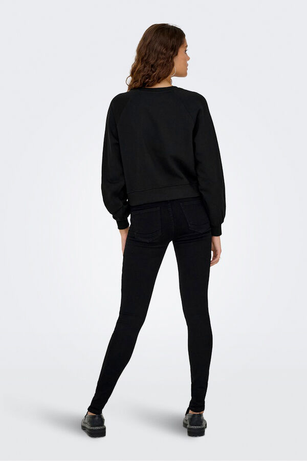 Only Sweatshirt vorne Schwarz