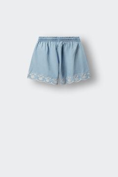 Springfield Kids Short en denim d&eacute;coup&eacute; fille
