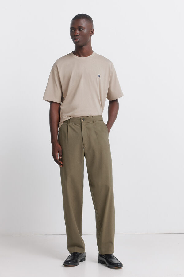 Springfield Springfield logo basic t-shirt nude