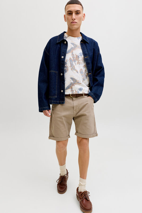 Jack & Jones Canvas chino Bermuda shorts printed