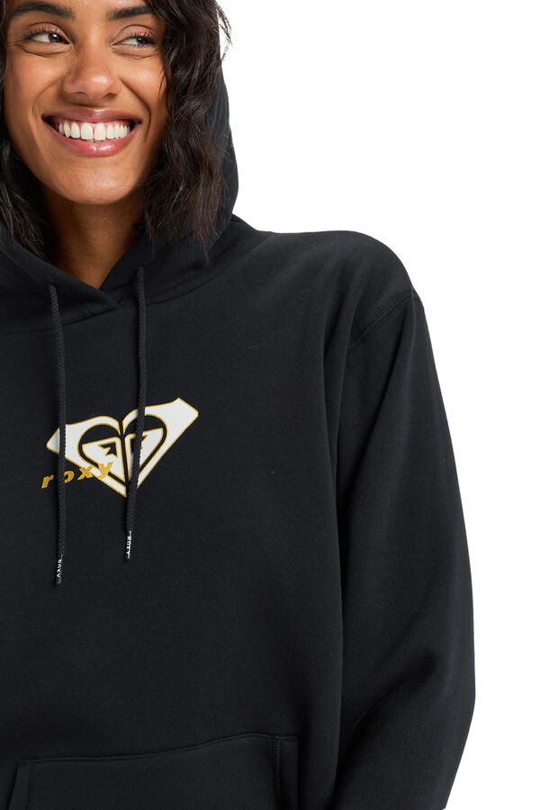 Roxy Vl Surf Stoked Brushed - Damen Kapuze Schwarz