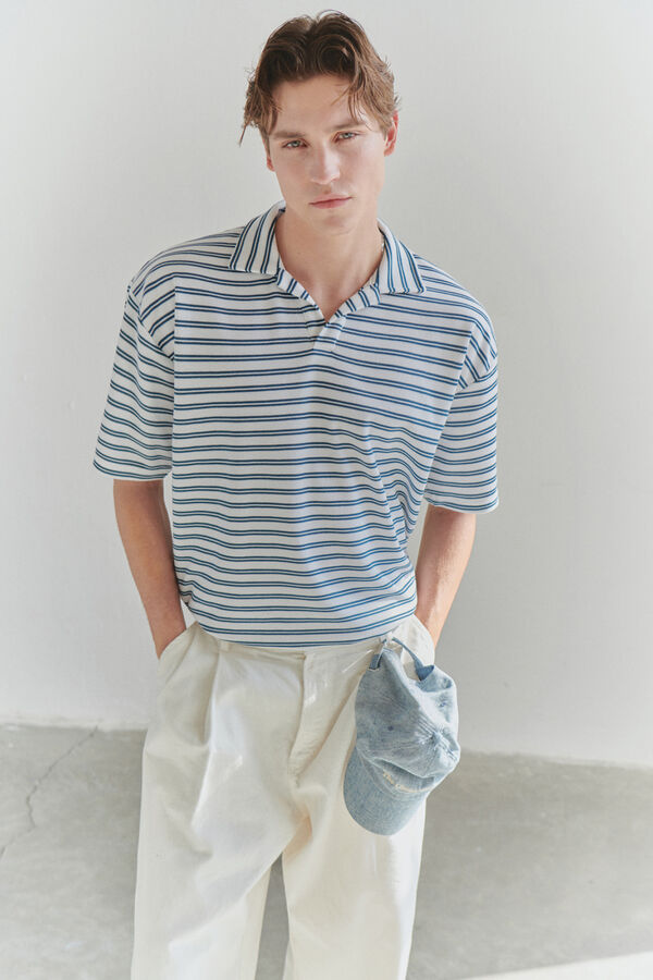 Trendyol Short sleeve polo shirt Bež