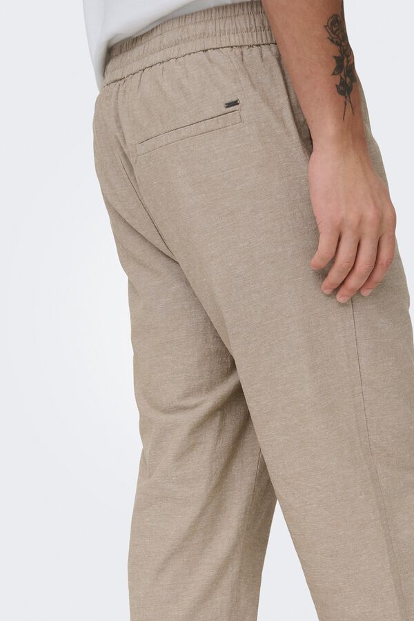 Only & Sons Linen trousers grey