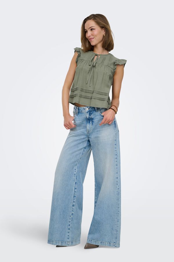 Only Sleeveless blouse printed