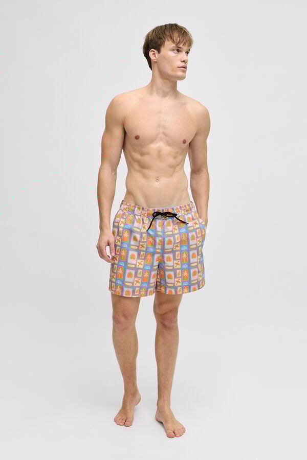JJ REBEL Regular fit swimwear blue