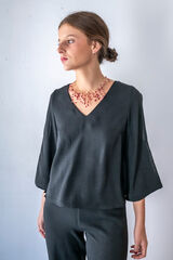 Cul Sac Camisa de manga larga preto