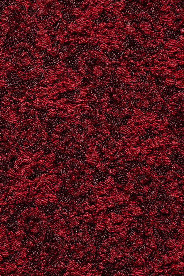 Koton Blusa de encaje texturizada rojo