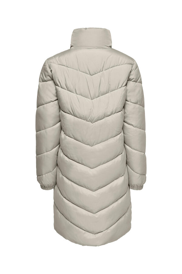Springfield Long quilted coat gray