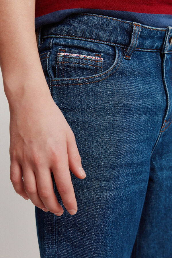 Springfield Kids Dečije lagane teksas pantalone Plava