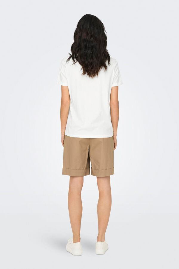Springfield short sleeve T-shirt with front drawing white