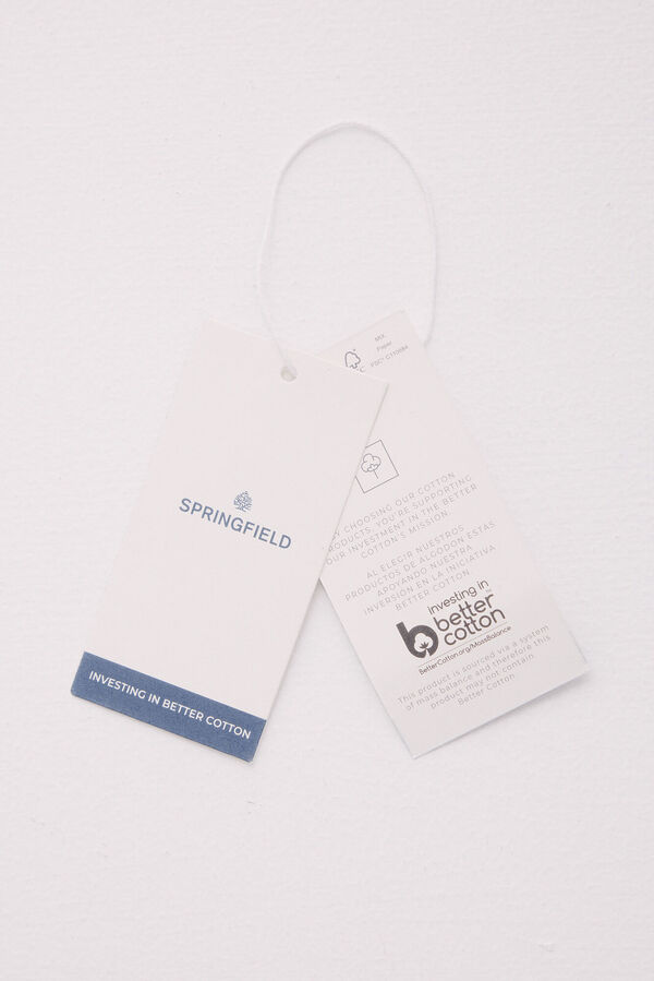 Springfield Majica sa biserima sa prednje strane Crna