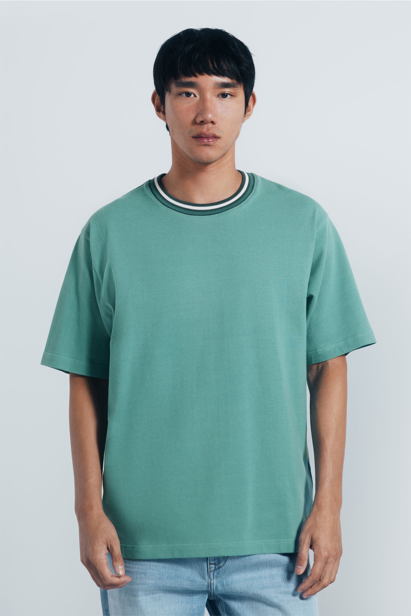 Springfield Piqu&eacute; tipping T-shirt