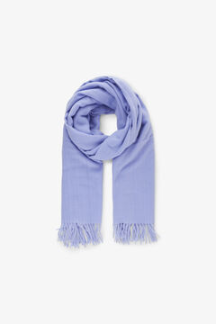 Springfield Long fringed scarf purple