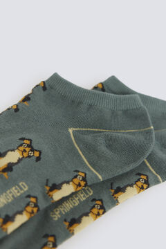 Springfield Dog print ankle sock