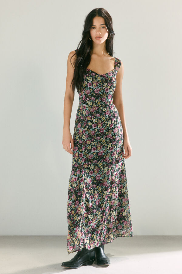 High Spirits Fleur Dress negro