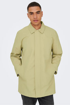 Only & Sons Gabardina cierre de cremallera