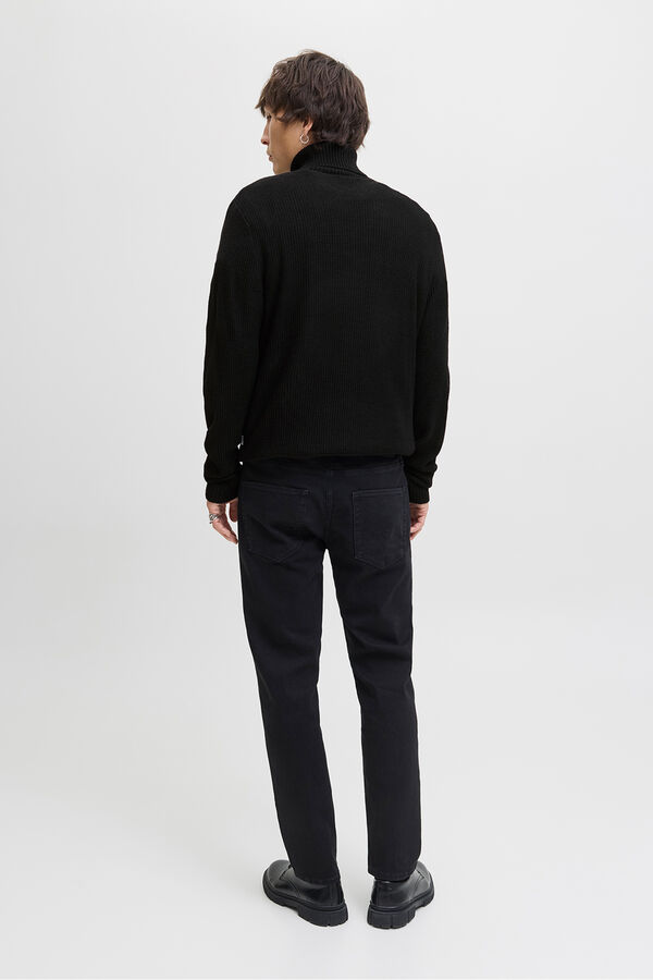 Jack & Jones Jersey cuello vuelto negro