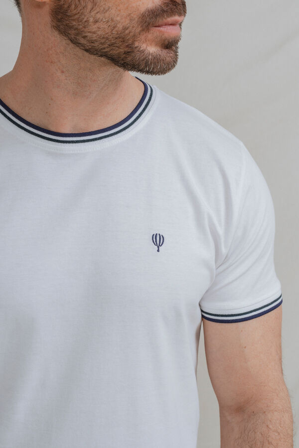 Celopman Camiseta b&aacute;sica blanco