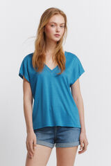 Springfield Batwing sleeve T-shirt blue